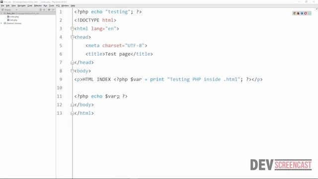 Introduction to Programming with PHP 5 of 61 (Displaying Outputs with PHP)