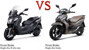 Sym Joymax 250 vs Sym Symphony ST 200 Test specification comparison