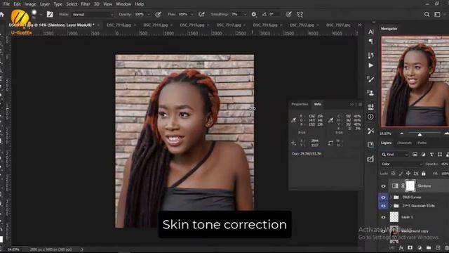 Photo retouching using Ultimate Retouch on Photoshop 2020 смотреть онлайн