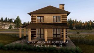 Проект двухэтажного дома 7 на 9 | SketchUp + Lumion 8