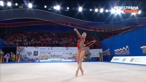 Арина Аверина обруч. Кубок Сильнейших Москва 2022