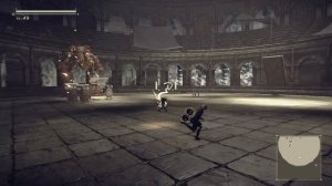 NieR Automata: третий этап арены на побережье 50 лвл