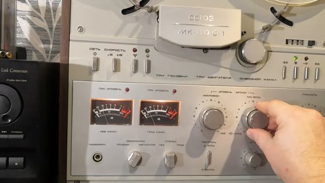 Катушечный магнитофон СОЮЗ МК-110 С1 смотреть онлайн