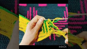 Мозаичные волны крючком