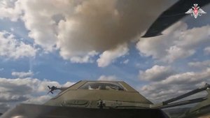 Боевая работа экипажей Ми-28 на Донецком направлении