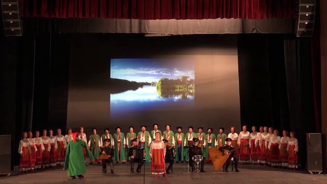 Народный хор казачьей песни Темрюкские казаки "Тычэ Кубань, аж у лыман" смотреть онлайн