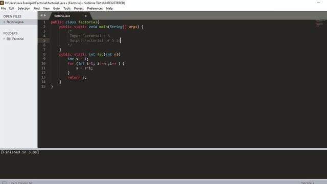 The Java Program Calculates The Factorial Of A Given Number