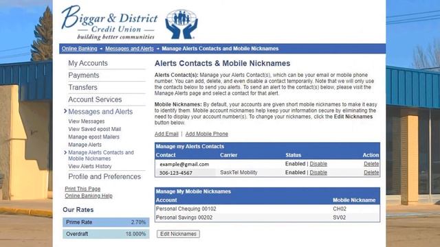 How To Set Up Alerts - in Online Banking смотреть онлайн