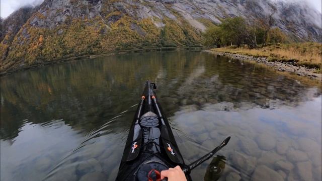 GoPro9 - Kayaking in Kjøsnesfjorden Norway смотреть онлайн