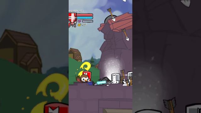 потеряла напарника в Castle Crashers