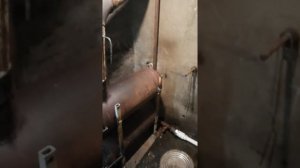 Печь из газовых баллонов с водяным контуром самотёк