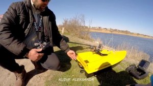 КАРПОВЫЙ КОРАБЛИК НА ВОДОМЕТЕ. ИНДИВИДУАЛЬНЫЙ ПОДХОД 2. ЗАДНИЙ ХОД. БОЛЬШАЯ ЕМКОСТЬ АКУМА
