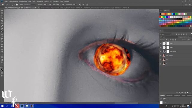 ИНТЕРЕСНЫЙ ЭФФЕКТ ГЛАЗ ДЛЯ ВАШИХ ФОТО.INTERESTING EYE EFFECT FOR YOUR PHOTOS.PHOTOSHOP.