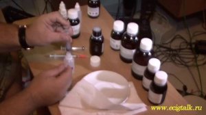 Смешивание жижи для электронных сигарет