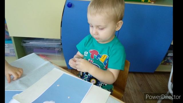 Пластилинография "Первый снег" с детьми 2-3 года смотреть онлайн