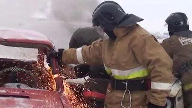 В челябинске прошли масштабные учения по ликвидации ДТП