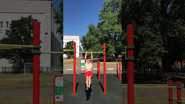 Подтягивания До Пояса В Уголке | Street Workout           #calisthenics #workout #sport #pullups