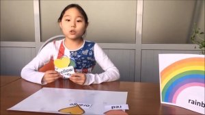 Английский для детей - цвета радуги.