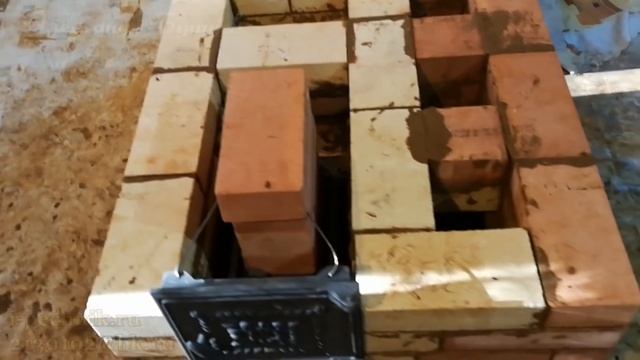 Как сложить Печь: отопительный щиток  с плитой своими руками.