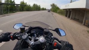 Первый тест разгона на электромотоцикле