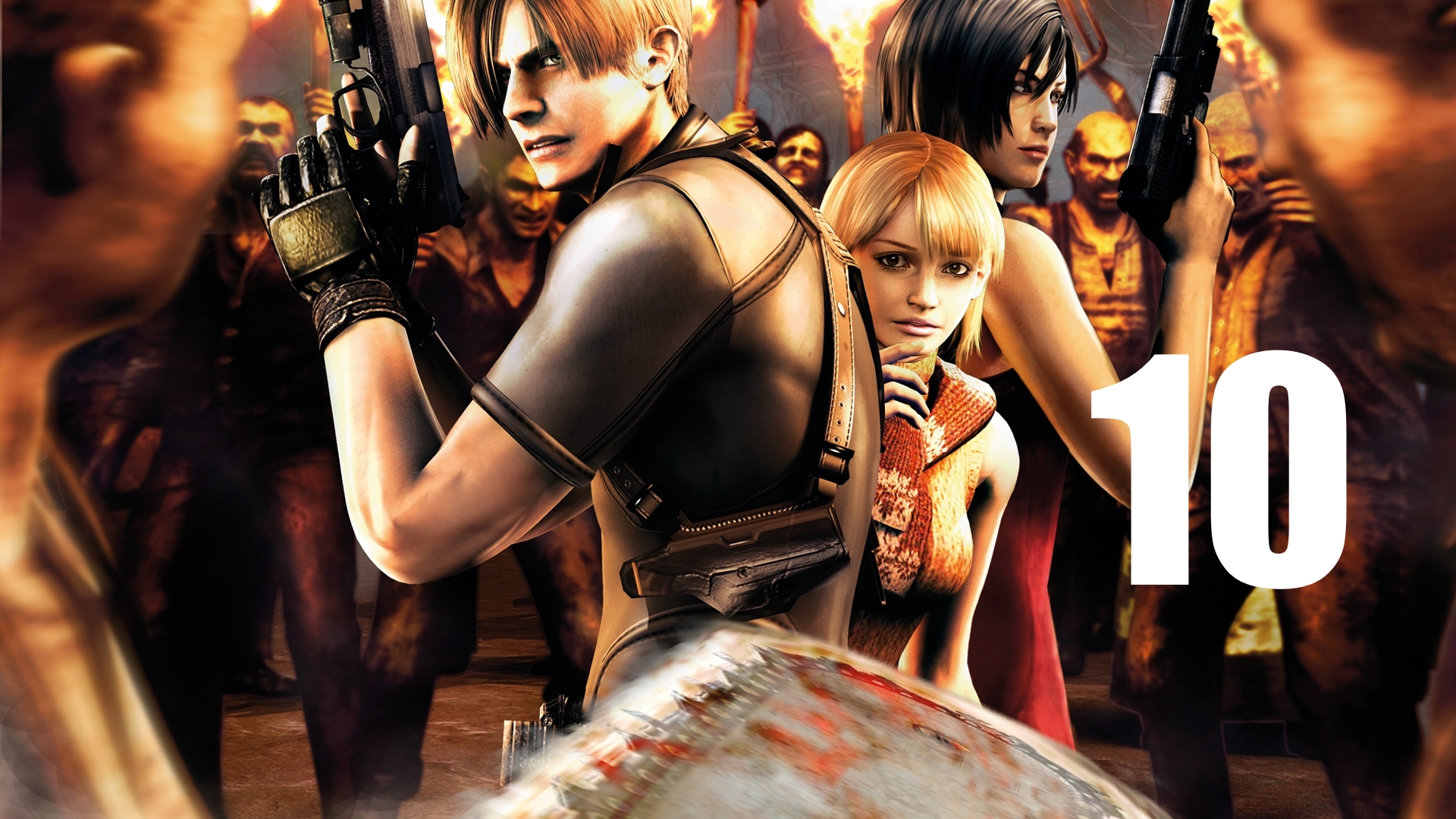 Resident Evil 4 HD Vs Леон С.Кеннеди Эшли Снова Похищают[Часть 10] Уровень СПЕЦ