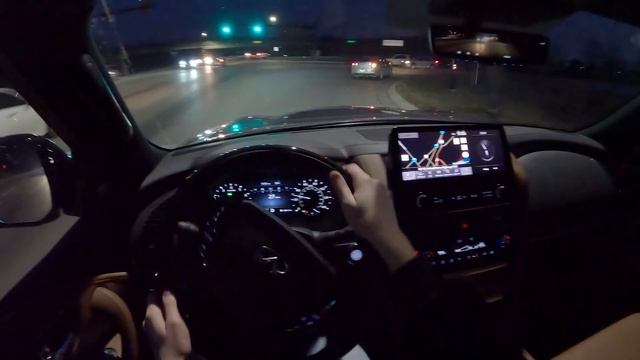2023 Infiniti QX80 Sensory - POV Night Drive (Binaural Audio) смотреть онлайн