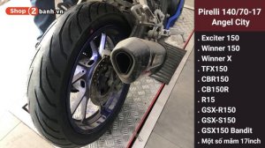 Vỏ Pirelli 140/70-17 Angel City | Shop2banh