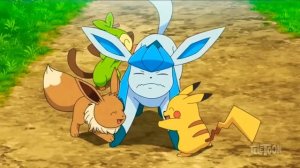 Eevee met all the Eeveelutions