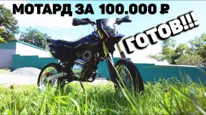 MOTARD ИЗ КИТАЙЦА  НА 172FMM ГОТОВ! Часть 2