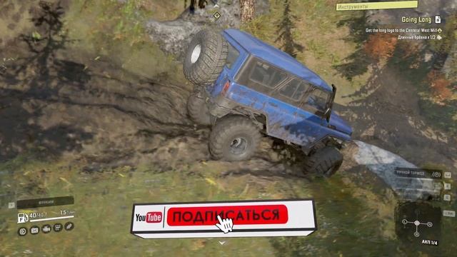УАЗИК против ПРАДИКА offroad Spintires MudRunner смотреть онлайн