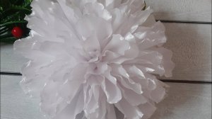 МК. Два в одном. Брошь - бант из атласной ленты шириной 5 см. Диаметр 15-20 см.