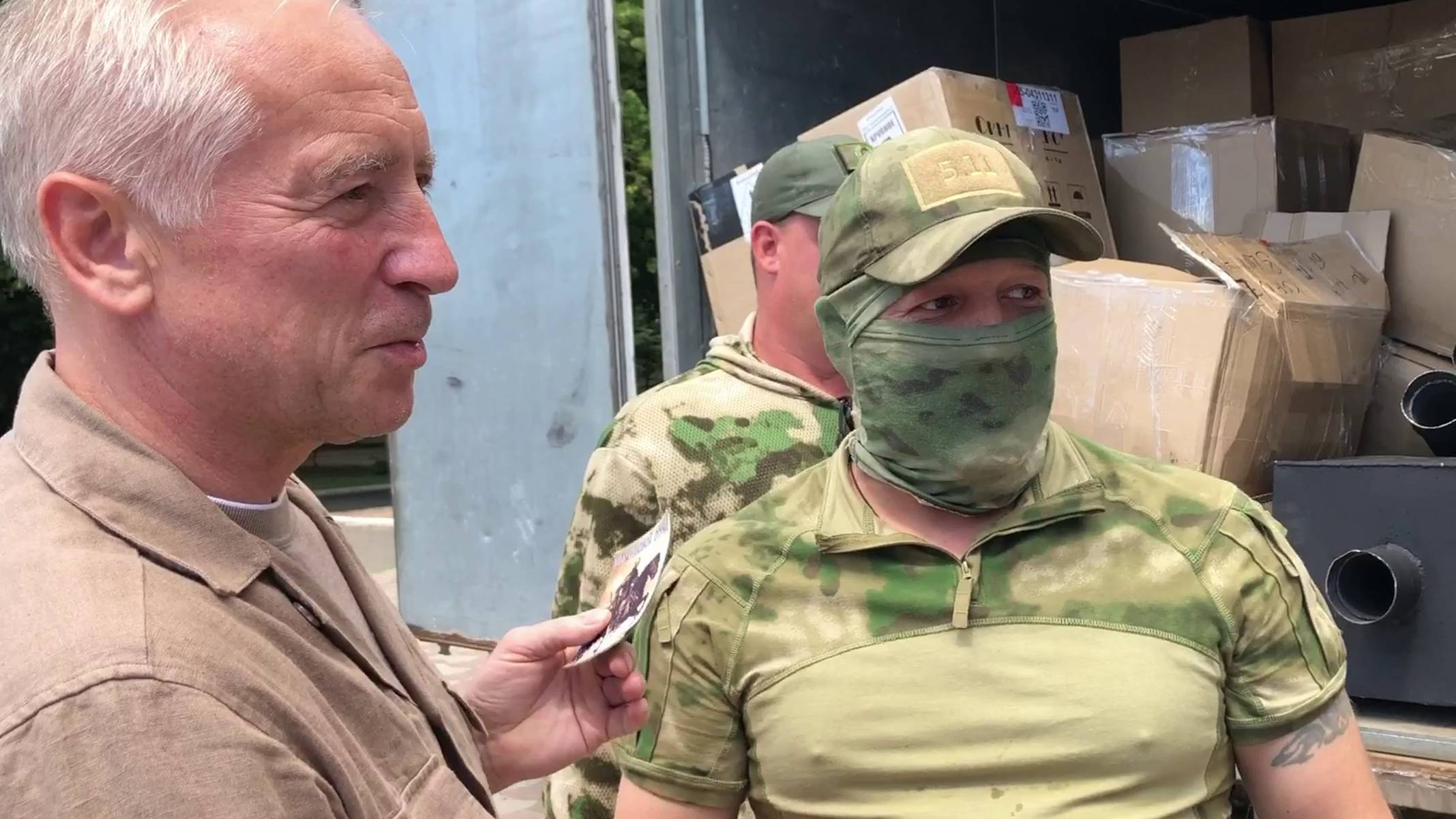 Владимир Мазур встретился с бойцами отряда «ВАСЮГАН»
