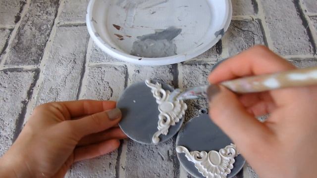 Елочные игрушки с лепниной из деревянной заготовки/новогодние игрушки своими руками смотреть онлайн