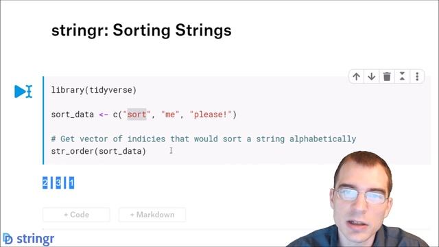 stringr: Sorting Strings