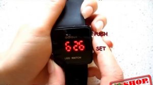 Часы наручные led watch adidas в Нижнем Новгороде.avi