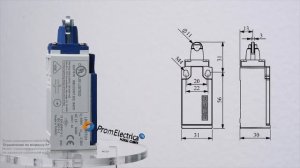 Концевой выключатель со стальным роликовым плунжером L5K13MUM331