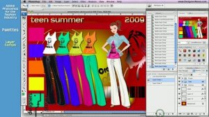 Photoshop Tutorial for Fashion Design (24/24) Other Palettes, Layer Comps, Workspace