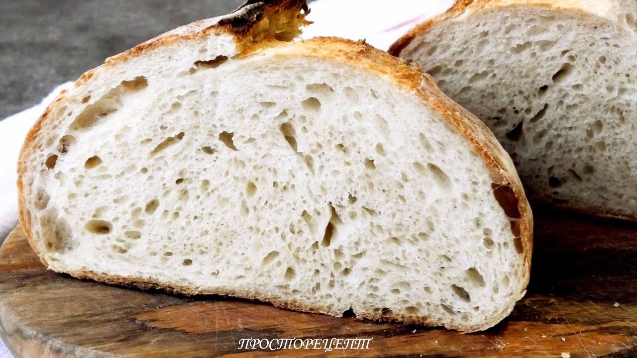 Домашний мягкий и воздушный ХЛЕБ на пшеничной закваске с картофельным пюре