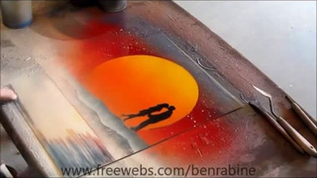 Рисование баллончиком  Spray Paint art