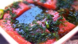 Форель на углях