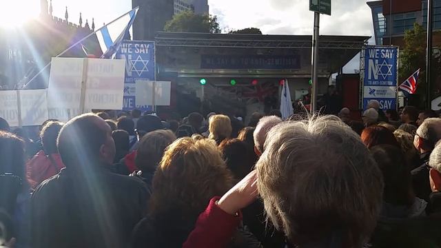 NWFOI Hatikva at Anti-Semitism rally Manchester смотреть онлайн