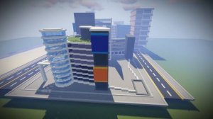 Modern City #4: Shopping Mall  - Minecraft Timelapse