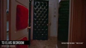 Elvis bedroom from Graceland | Elvis' upstairs room in Graceland