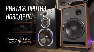 БИТВА ВИНТАЖА И НОВОДЕЛА: Yamaha NS-1000x против Pylon Jade 20