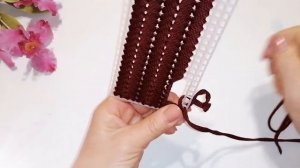 Что можно связать из остатков пряжи??? Чехол для телефона на канве!!!