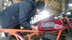 Первый запуск современного мотоцикла Минск|Установка pz-30 на Минск полный провал!