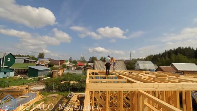 СНТ "Металлист". Проект КД14-8х8-2Э-Г. Междуэтажное перекрытие 50х200х2, перекрытие навеса смотреть онлайн