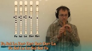 Oh Susana! CANCION FAMOSA! Flauta dulce (TUTORIAL Musical Flute Recorder Notes) Con todas las notas