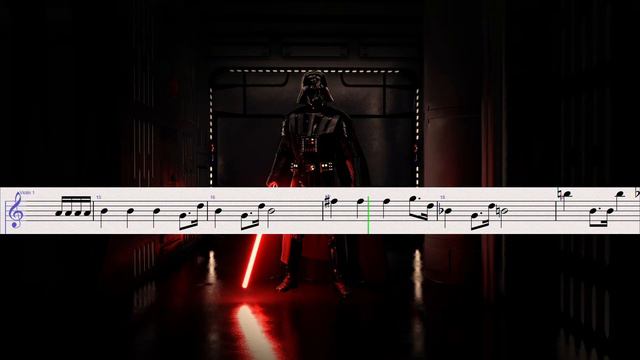 STAR WARS IMPERIAL MARCH - Easy Violin Tutorial Sheet Music Notes! смотреть онлайн