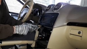 How to Remove comand mercedes W164